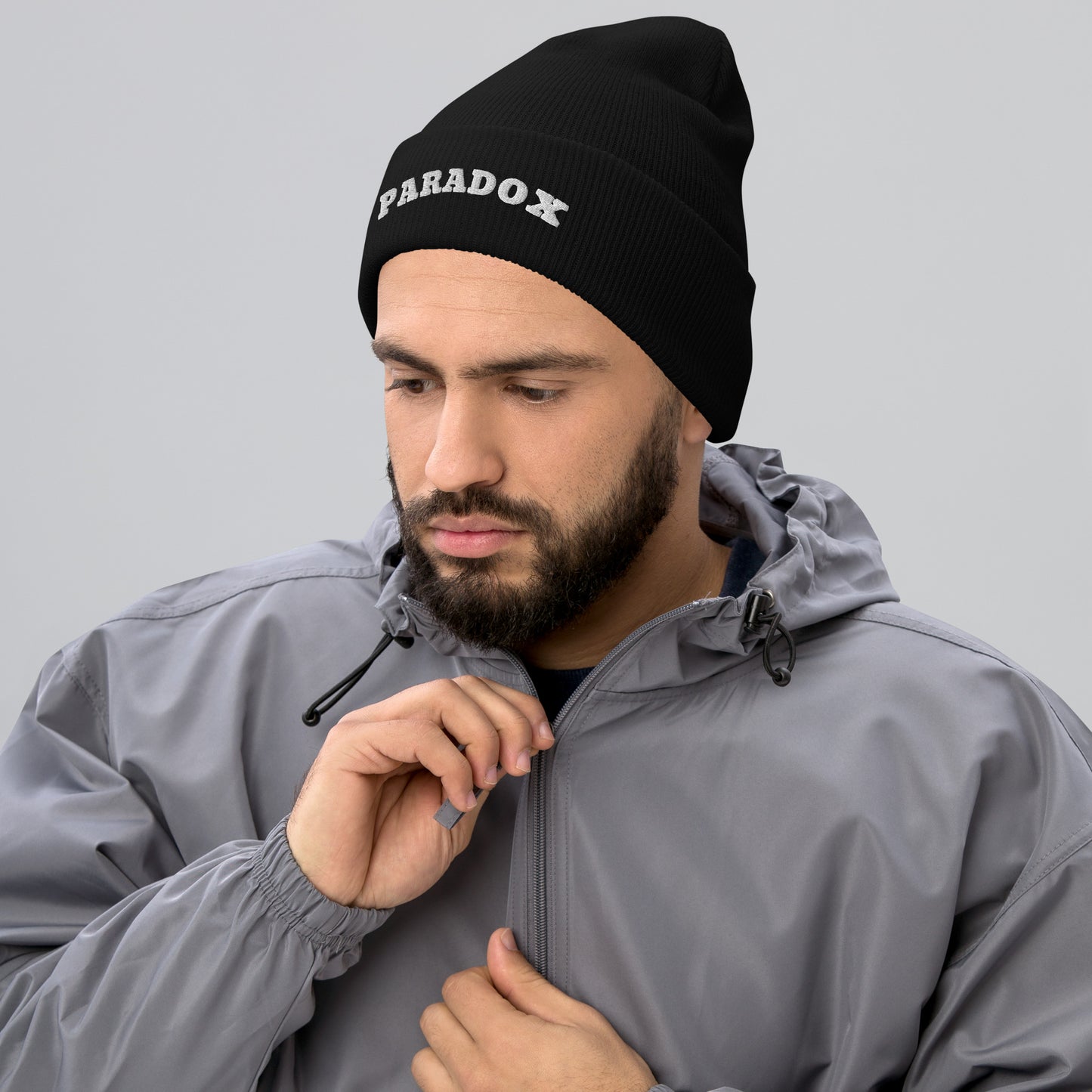 Turbo Acrylic Premium Paradox Cuffed Beanie - Black Color