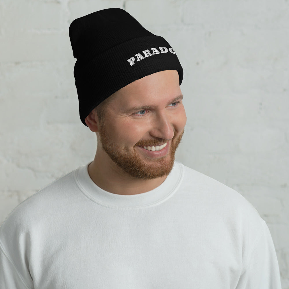 Turbo Acrylic Premium Paradox Cuffed Beanie - Black Color