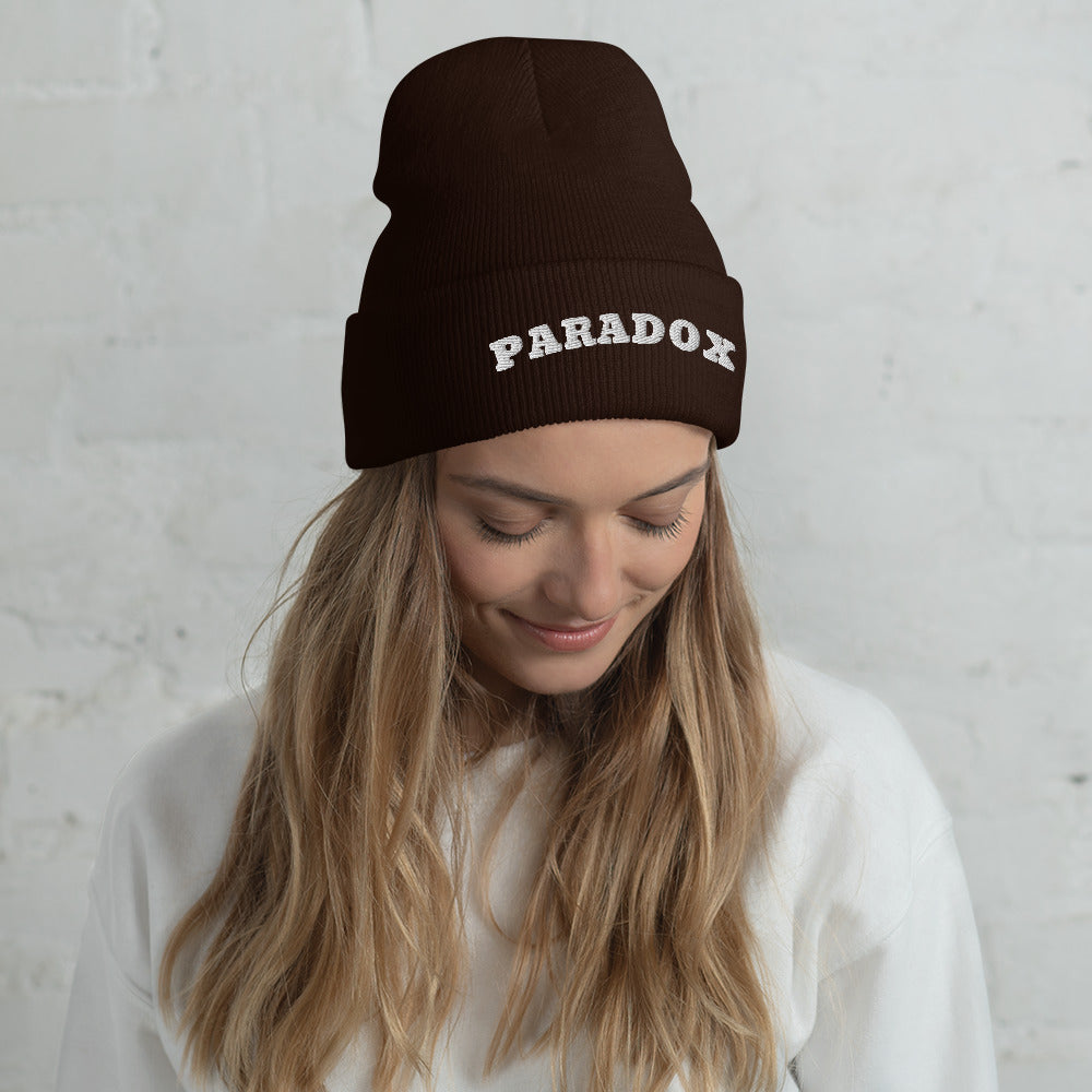Turbo Acrylic Premium Paradox Cuffed Beanie - Brown Color