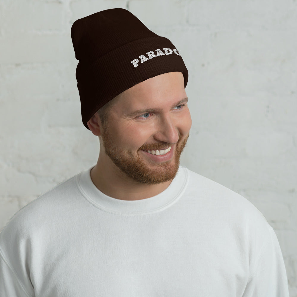 Turbo Acrylic Premium Paradox Cuffed Beanie - Brown Color