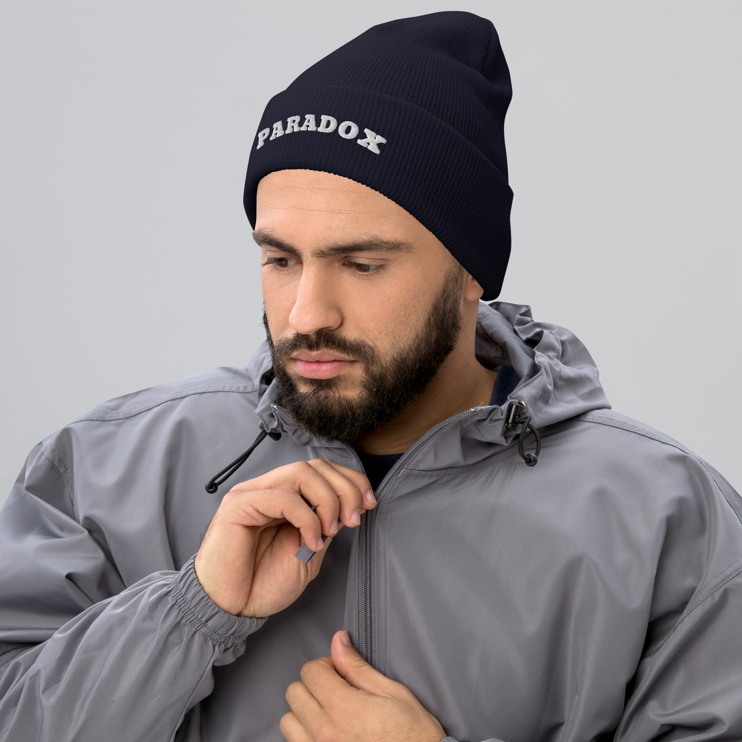 Turbo Acrylic Premium Paradox Cuffed Beanie - Navy Blue Color