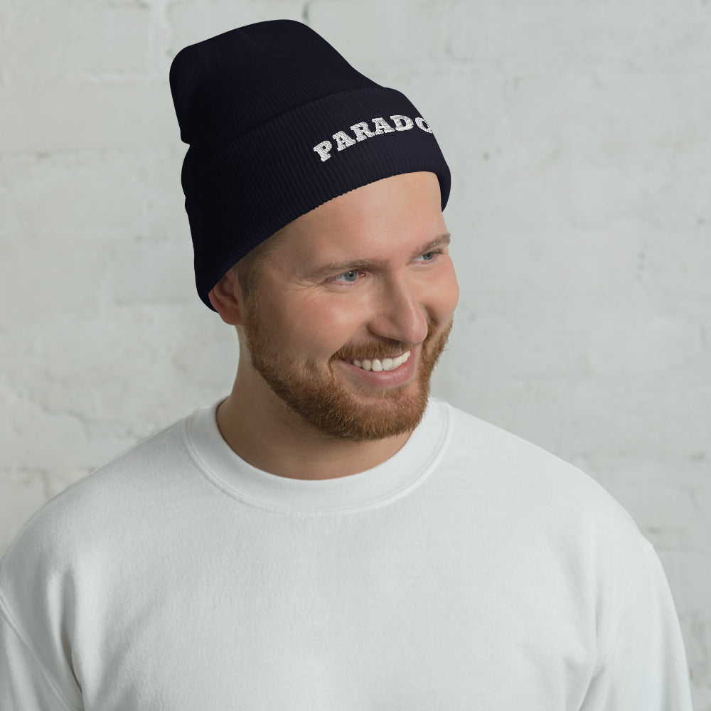 Turbo Acrylic Premium Paradox Cuffed Beanie - Navy Blue Color