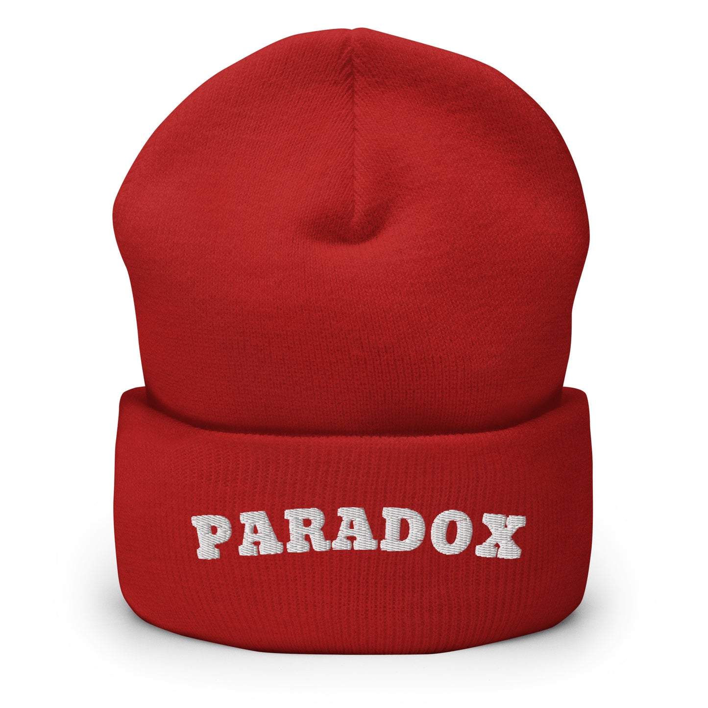 Turbo Acrylic Premium Paradox Cuffed Beanie - Red Color