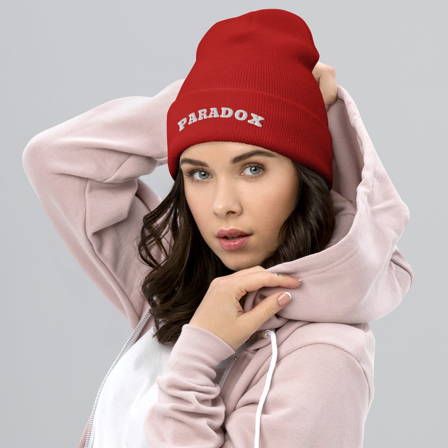 Turbo Acrylic Premium Paradox Cuffed Beanie - Red Color