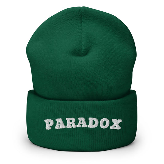 Turbo Acrylic Premium Paradox Cuffed Beanie - Green Color